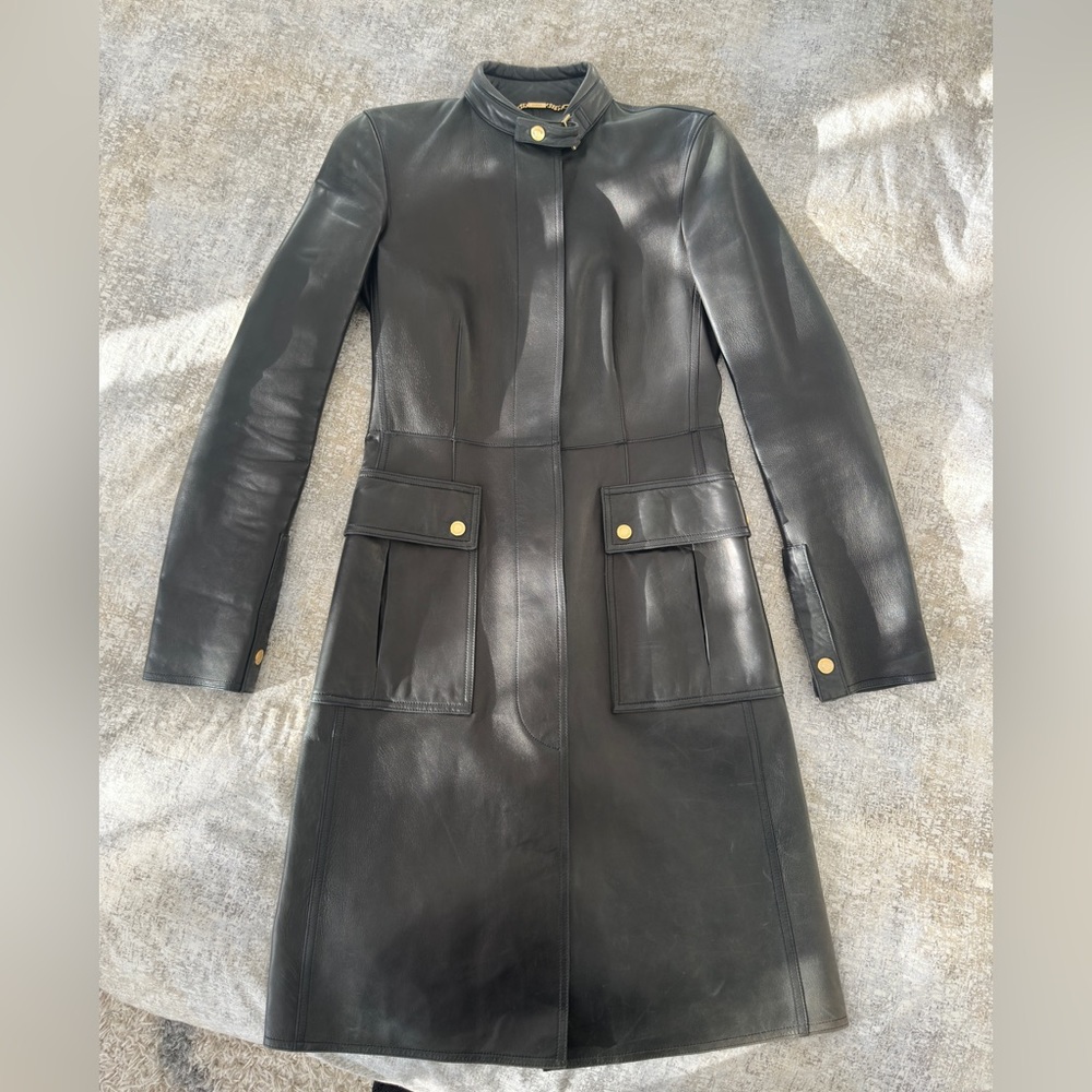 GUCCI LEATHER COAT from 1990